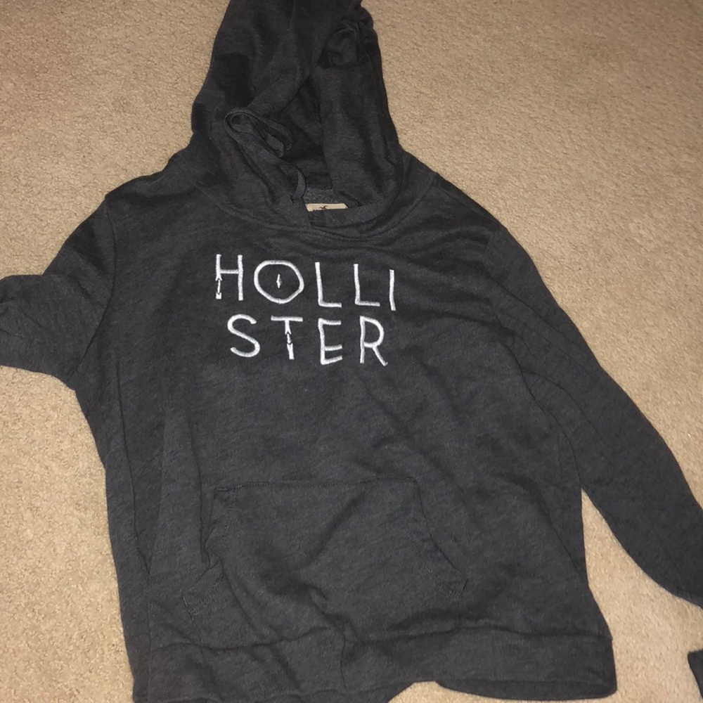 Hollister gray hoodie